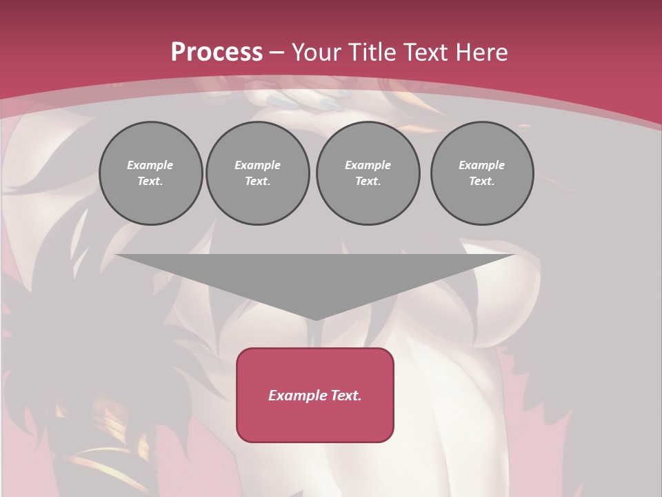 A Woman With Black Hair Wearing A Black Dress PowerPoint Template