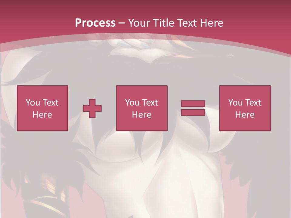 A Woman With Black Hair Wearing A Black Dress PowerPoint Template