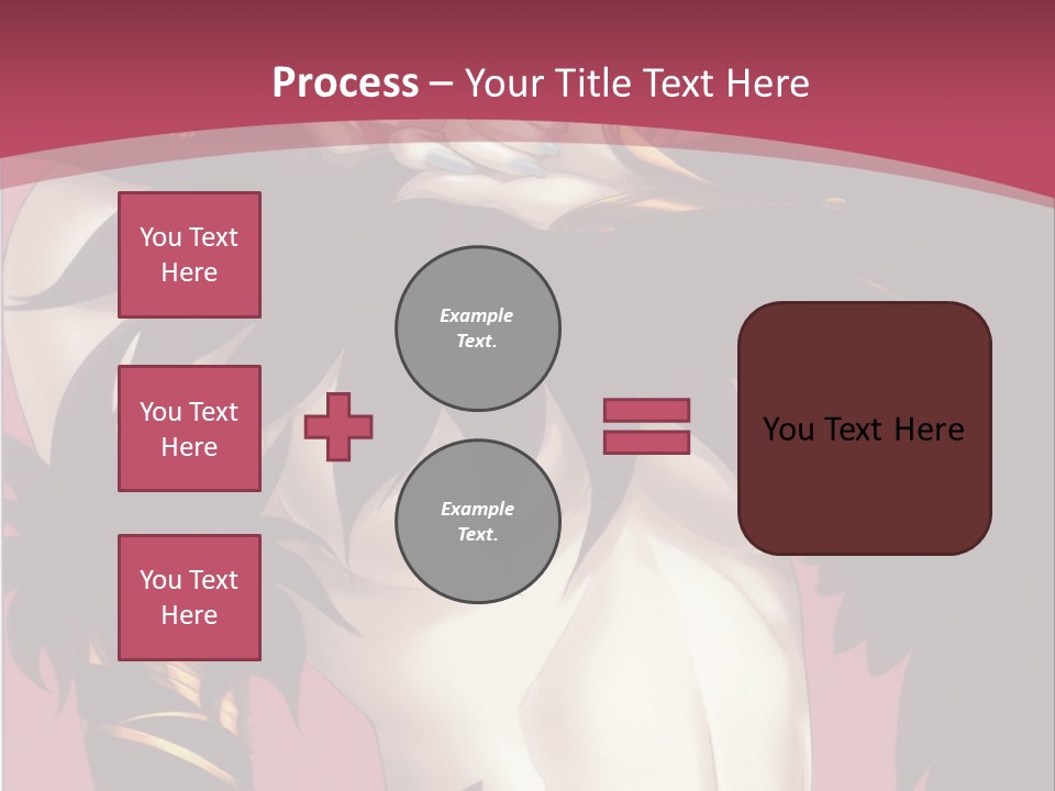 A Woman With Black Hair Wearing A Black Dress PowerPoint Template