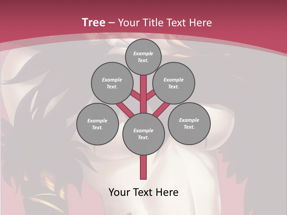 A Woman With Black Hair Wearing A Black Dress PowerPoint Template