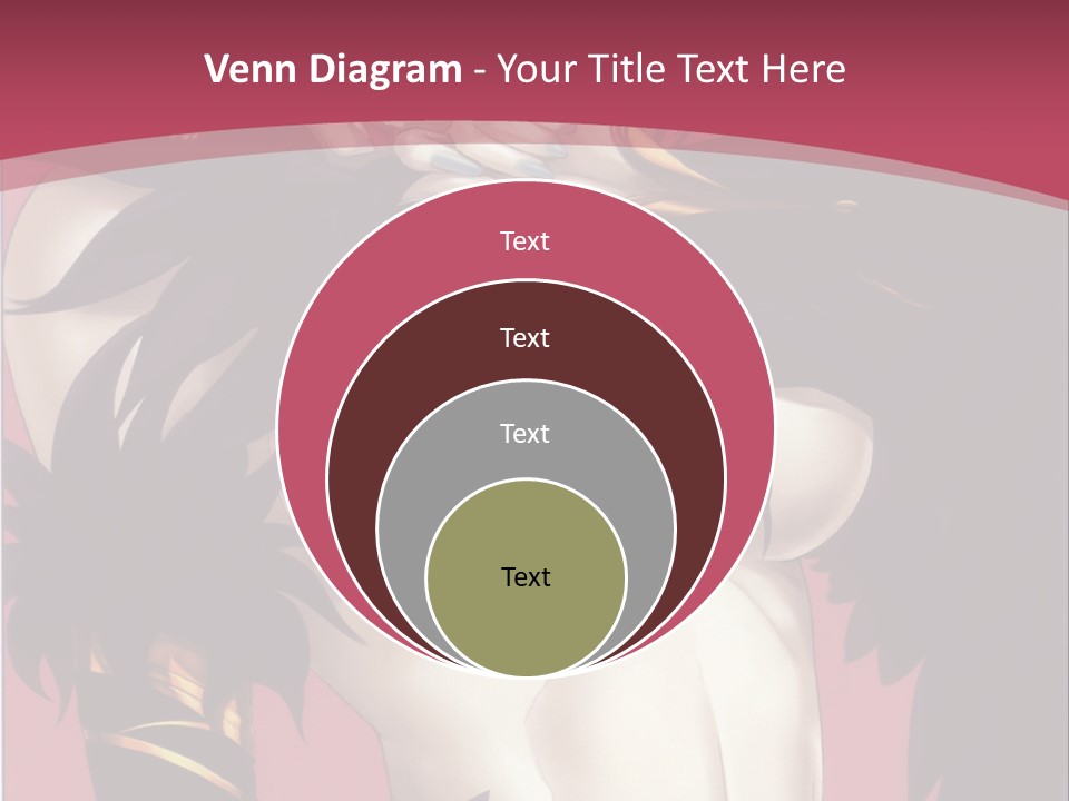 A Woman With Black Hair Wearing A Black Dress PowerPoint Template