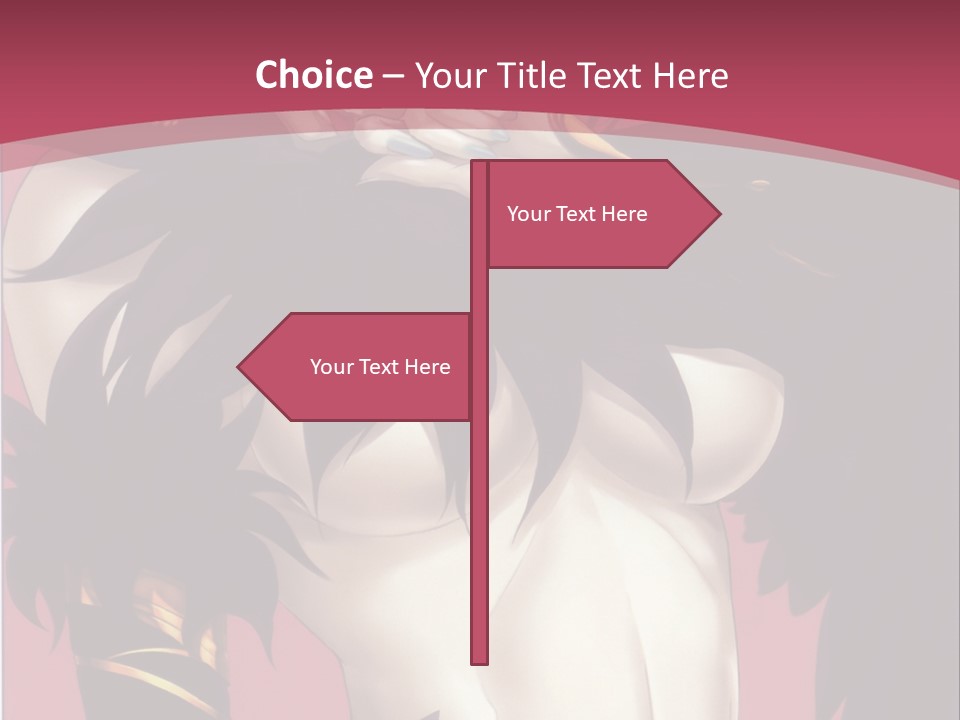 A Woman With Black Hair Wearing A Black Dress PowerPoint Template