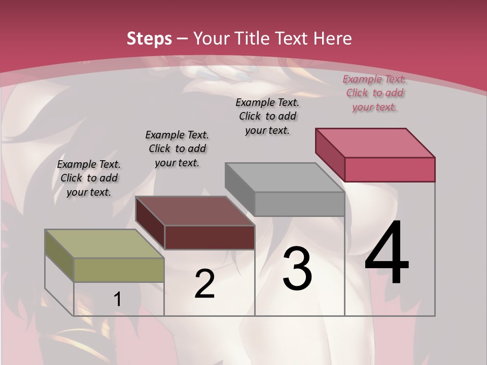 A Woman With Black Hair Wearing A Black Dress PowerPoint Template