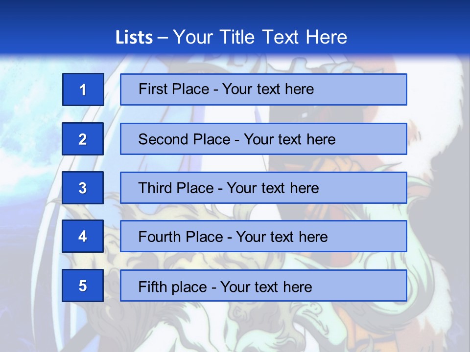 A Woman In A White Dress Standing Next To A Wolf PowerPoint Template