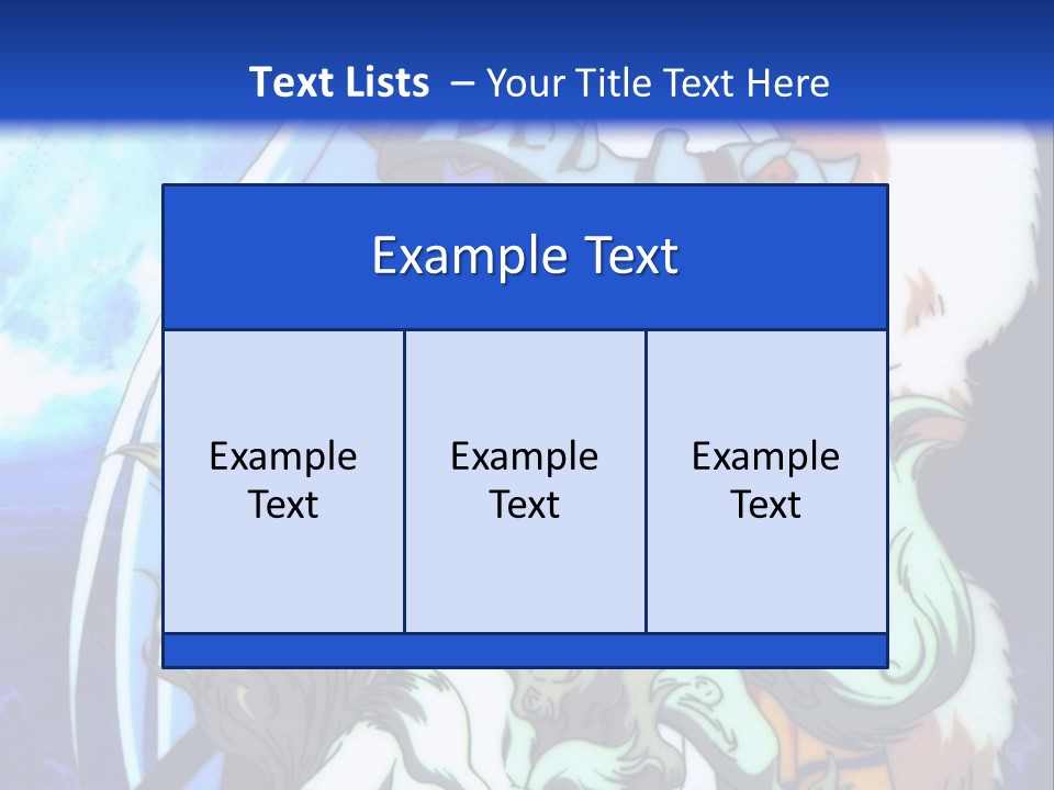 A Woman In A White Dress Standing Next To A Wolf PowerPoint Template