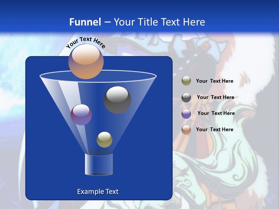 A Woman In A White Dress Standing Next To A Wolf PowerPoint Template