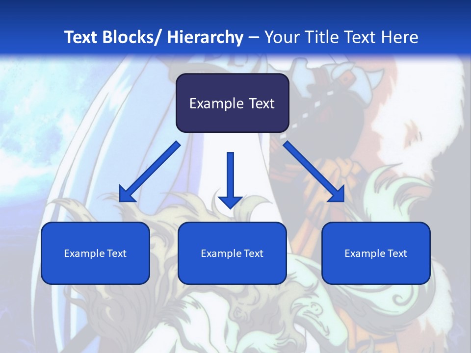 A Woman In A White Dress Standing Next To A Wolf PowerPoint Template