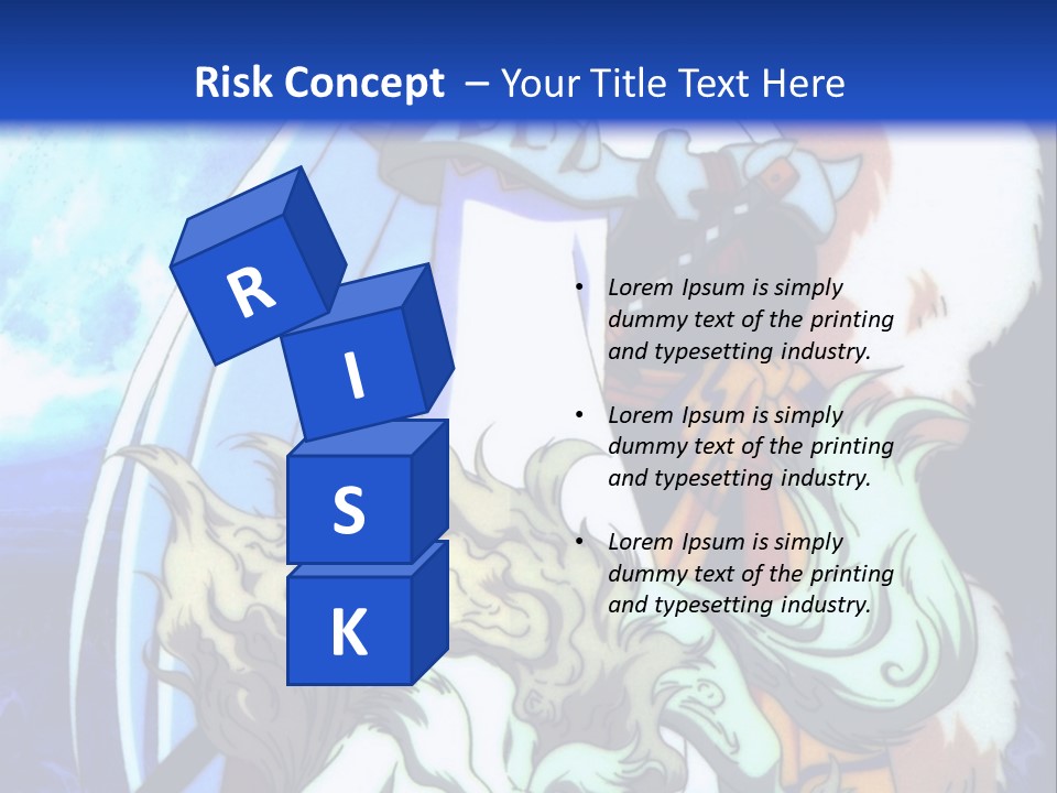 A Woman In A White Dress Standing Next To A Wolf PowerPoint Template