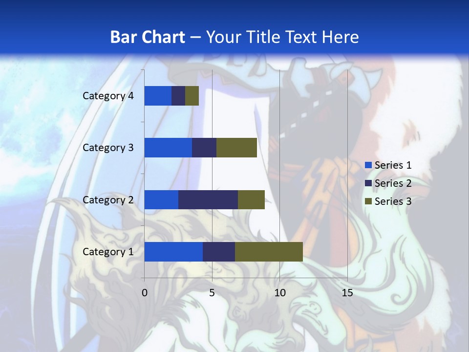 A Woman In A White Dress Standing Next To A Wolf PowerPoint Template
