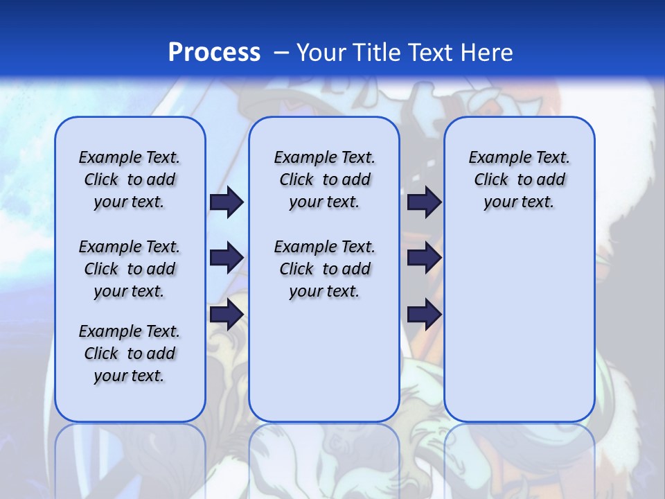 A Woman In A White Dress Standing Next To A Wolf PowerPoint Template