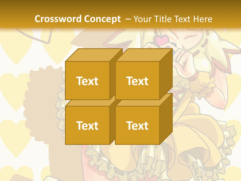 A Girl In A Yellow Dress Is Holding A Teddy Bear PowerPoint Template