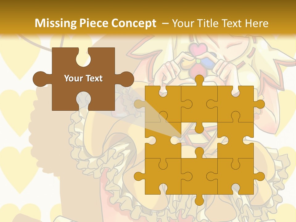 A Girl In A Yellow Dress Is Holding A Teddy Bear PowerPoint Template