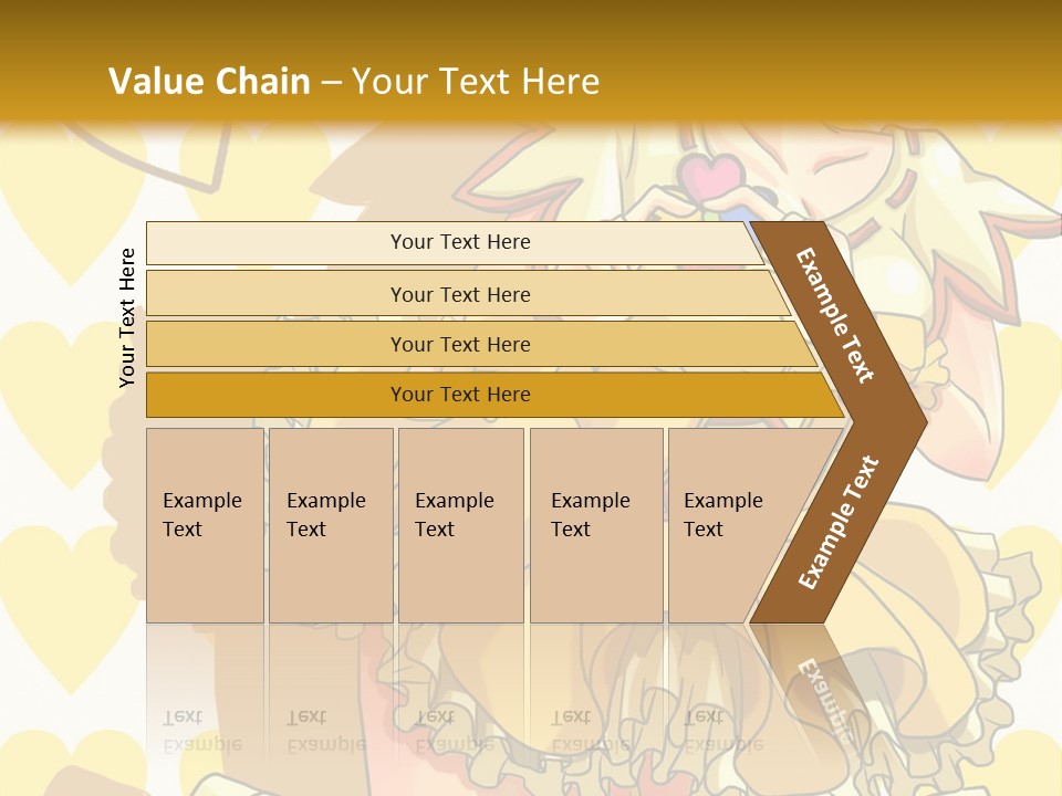 A Girl In A Yellow Dress Is Holding A Teddy Bear PowerPoint Template