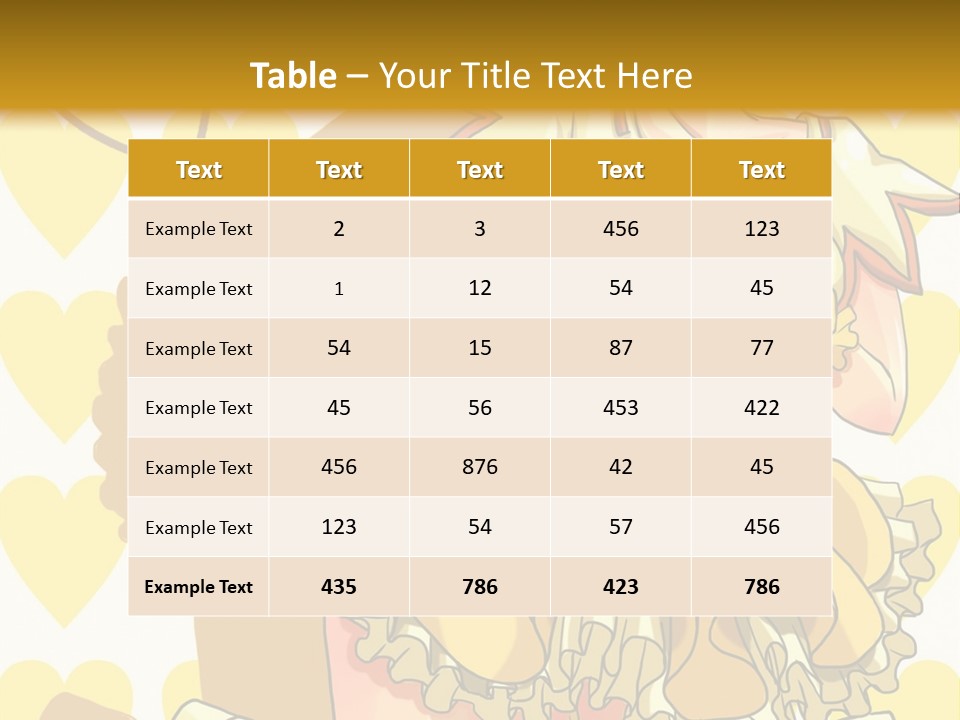 A Girl In A Yellow Dress Is Holding A Teddy Bear PowerPoint Template