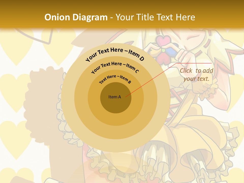 A Girl In A Yellow Dress Is Holding A Teddy Bear PowerPoint Template