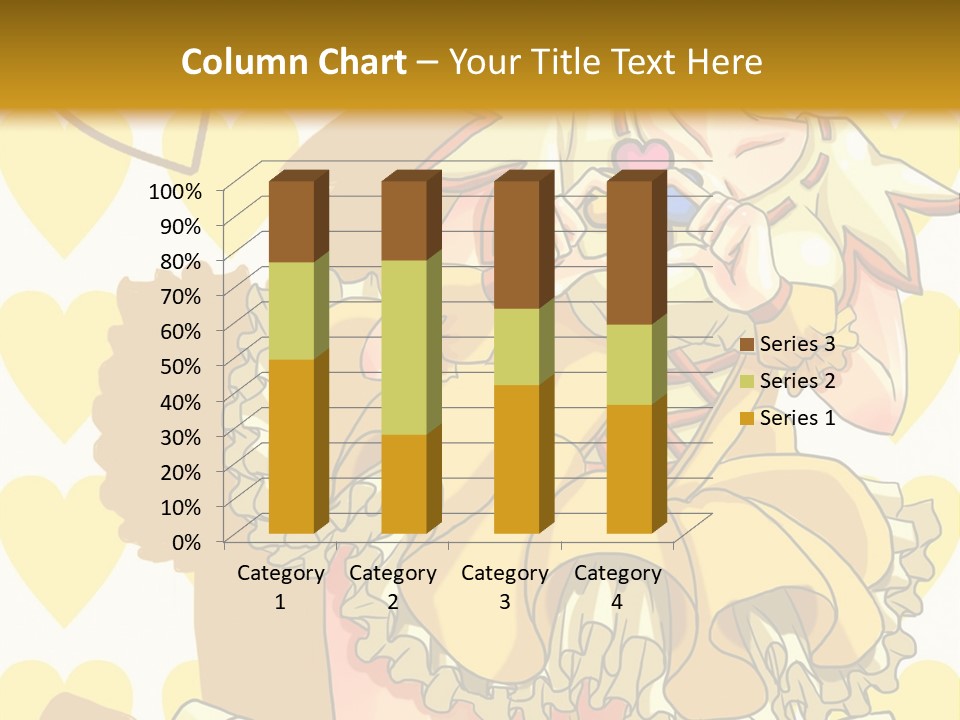 A Girl In A Yellow Dress Is Holding A Teddy Bear PowerPoint Template