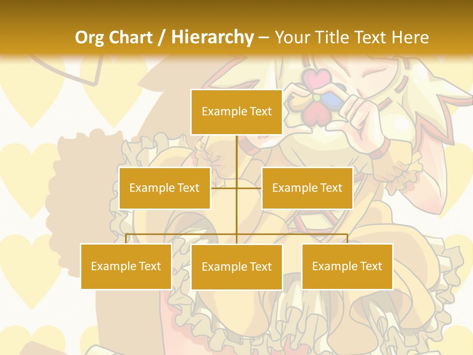 A Girl In A Yellow Dress Is Holding A Teddy Bear PowerPoint Template