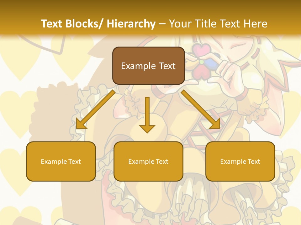 A Girl In A Yellow Dress Is Holding A Teddy Bear PowerPoint Template