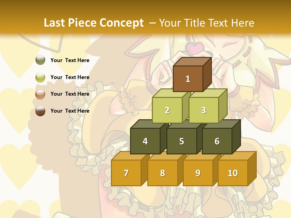 A Girl In A Yellow Dress Is Holding A Teddy Bear PowerPoint Template