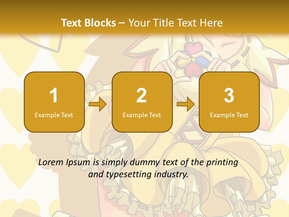 A Girl In A Yellow Dress Is Holding A Teddy Bear PowerPoint Template