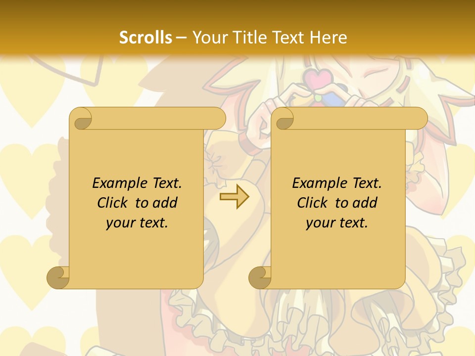 A Girl In A Yellow Dress Is Holding A Teddy Bear PowerPoint Template