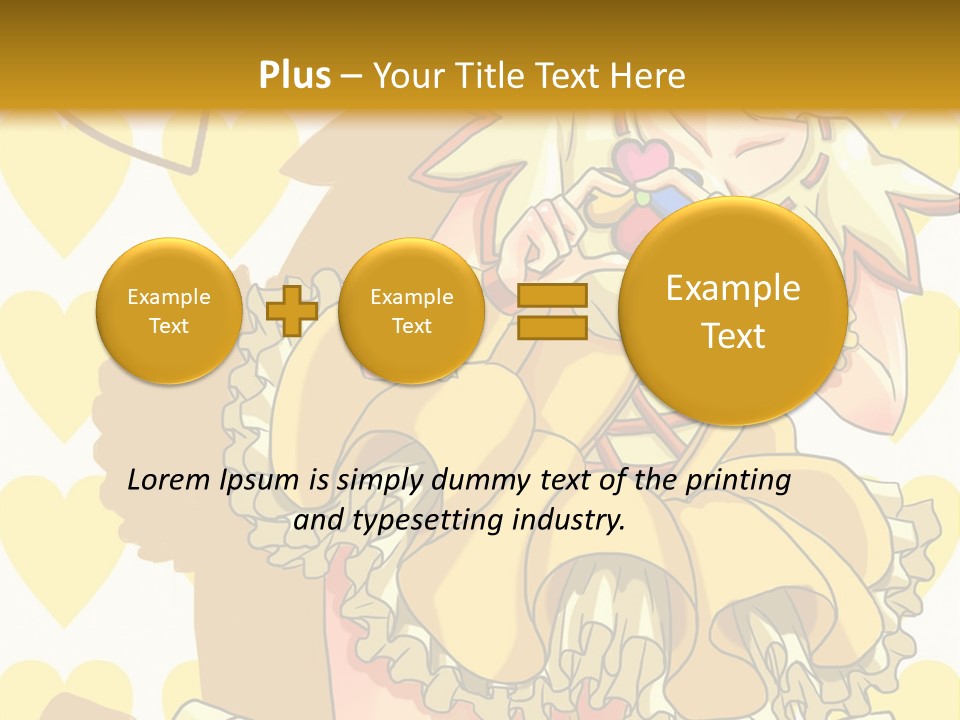 A Girl In A Yellow Dress Is Holding A Teddy Bear PowerPoint Template