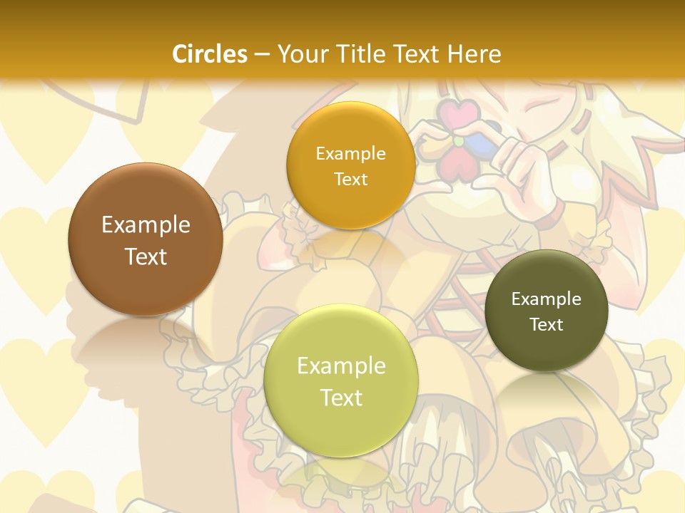 A Girl In A Yellow Dress Is Holding A Teddy Bear PowerPoint Template