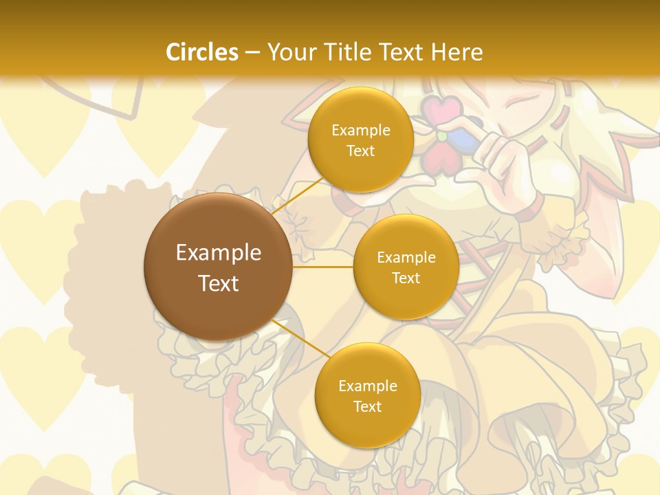 A Girl In A Yellow Dress Is Holding A Teddy Bear PowerPoint Template