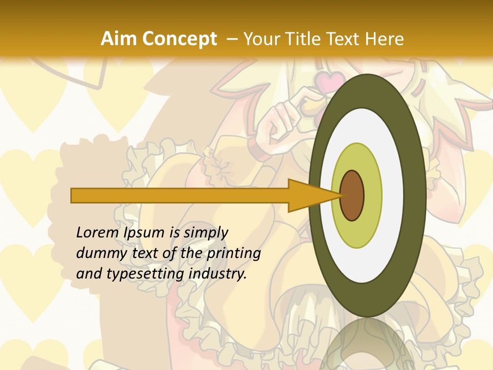 A Girl In A Yellow Dress Is Holding A Teddy Bear PowerPoint Template