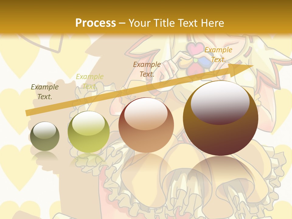 A Girl In A Yellow Dress Is Holding A Teddy Bear PowerPoint Template