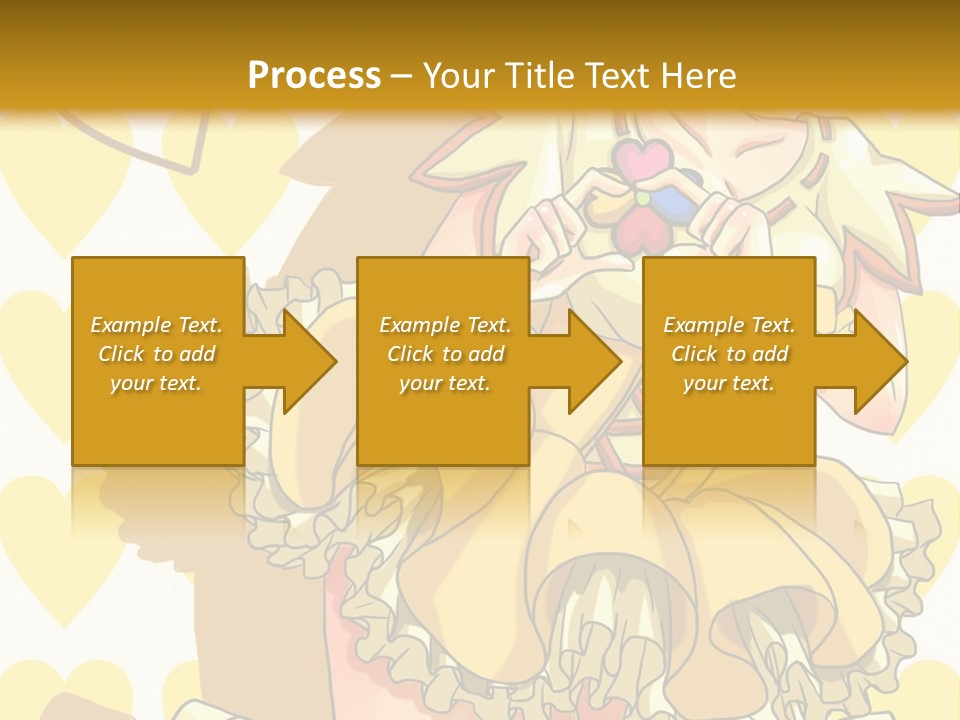 A Girl In A Yellow Dress Is Holding A Teddy Bear PowerPoint Template