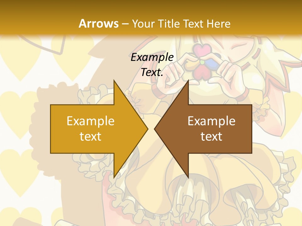 A Girl In A Yellow Dress Is Holding A Teddy Bear PowerPoint Template