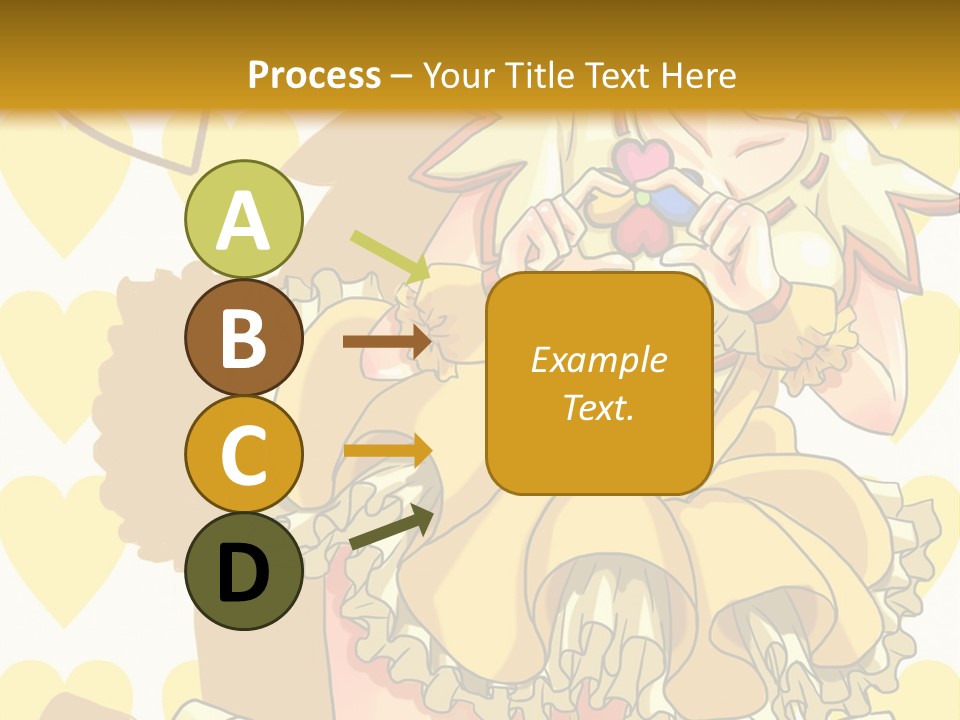 A Girl In A Yellow Dress Is Holding A Teddy Bear PowerPoint Template