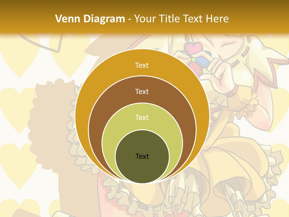 A Girl In A Yellow Dress Is Holding A Teddy Bear PowerPoint Template