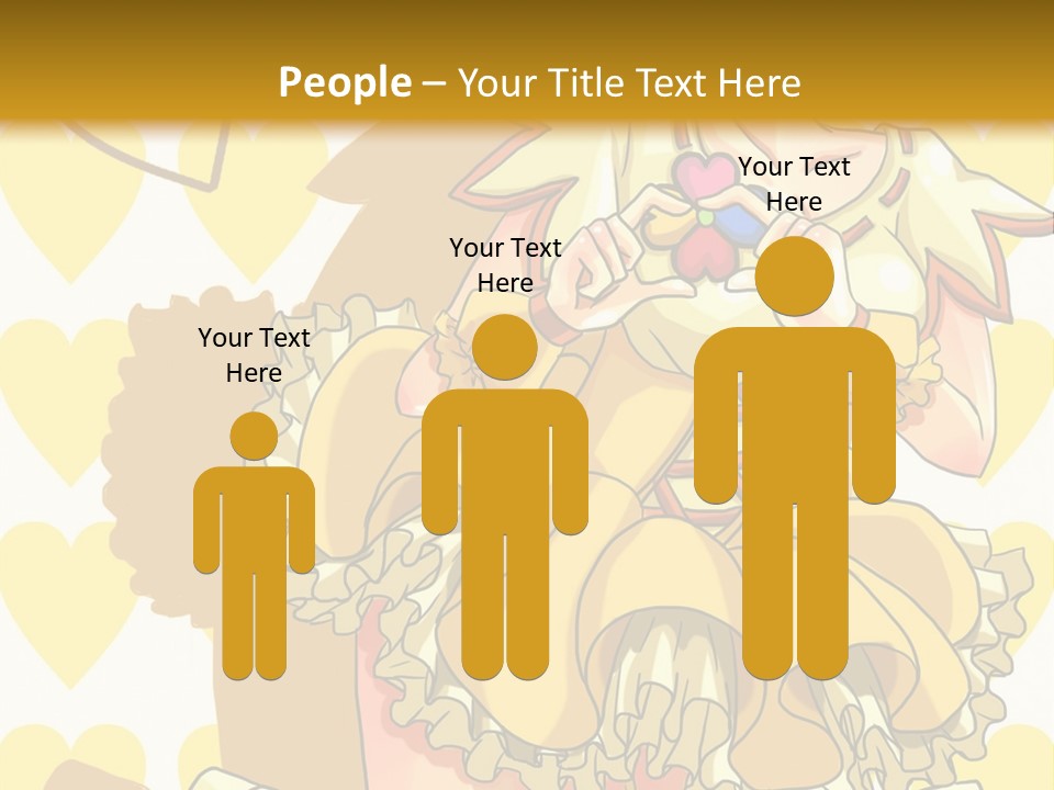 A Girl In A Yellow Dress Is Holding A Teddy Bear PowerPoint Template