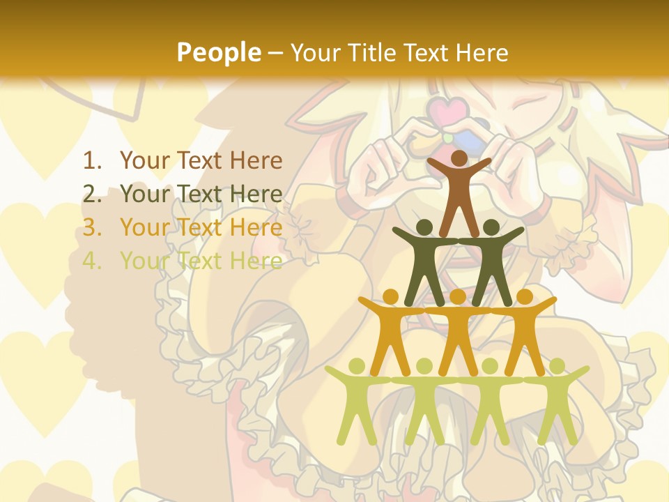 A Girl In A Yellow Dress Is Holding A Teddy Bear PowerPoint Template