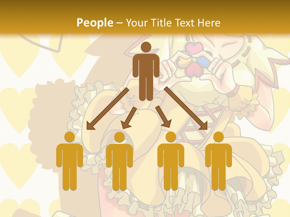 A Girl In A Yellow Dress Is Holding A Teddy Bear PowerPoint Template