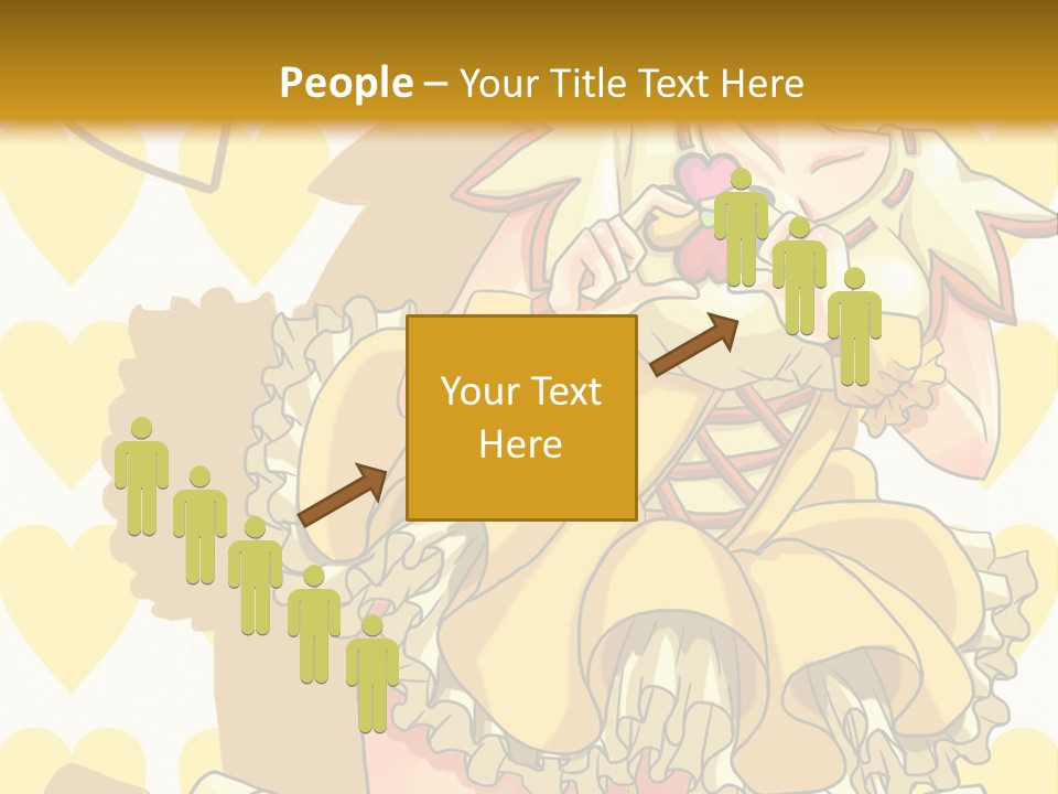 A Girl In A Yellow Dress Is Holding A Teddy Bear PowerPoint Template