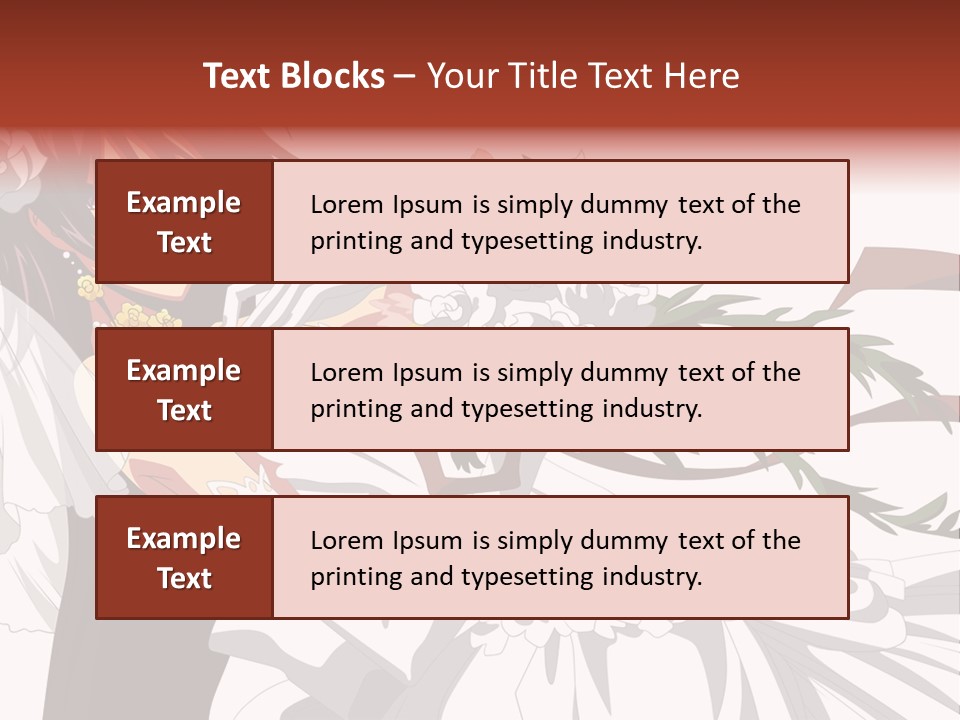 A Woman In A Wedding Dress Holding A Bouquet Of Flowers PowerPoint Template