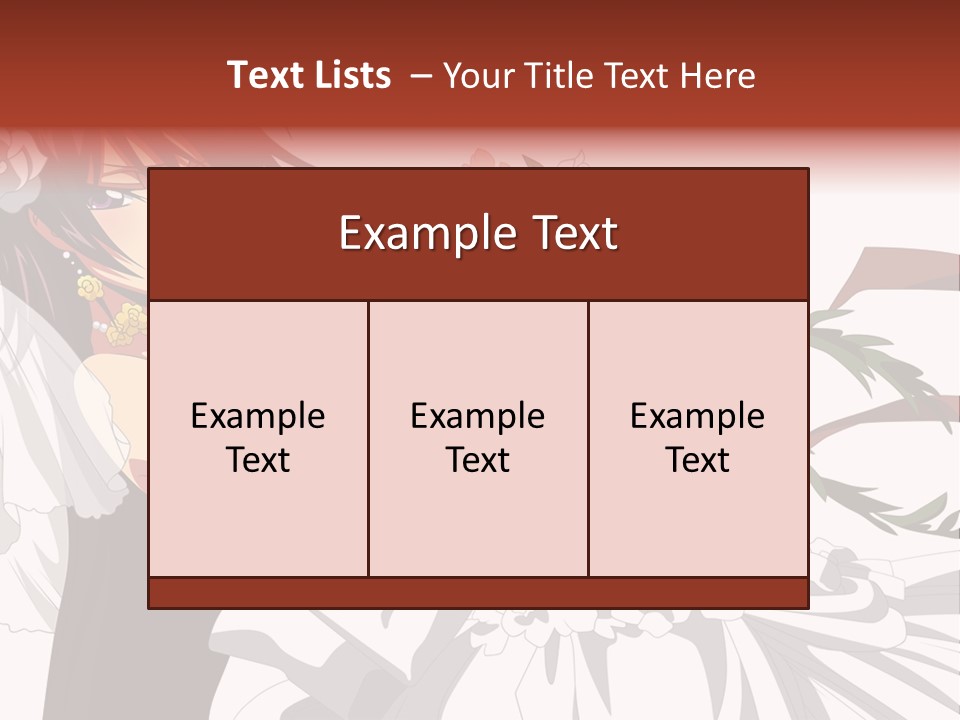 A Woman In A Wedding Dress Holding A Bouquet Of Flowers PowerPoint Template