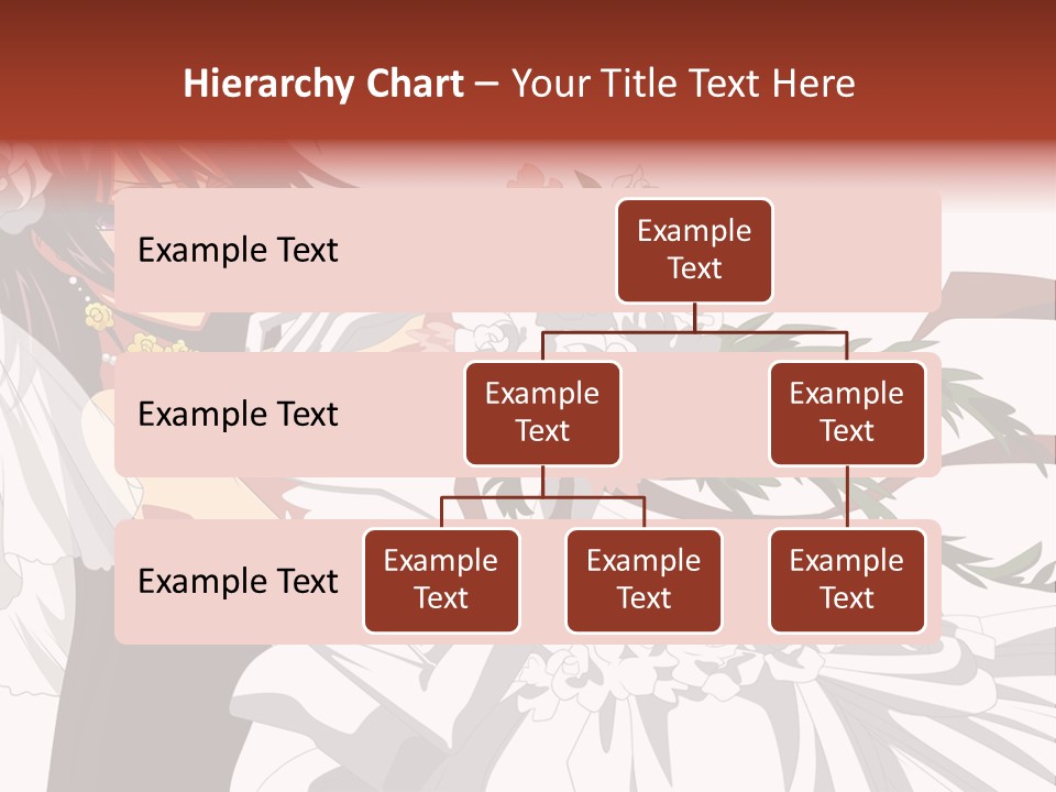 A Woman In A Wedding Dress Holding A Bouquet Of Flowers PowerPoint Template