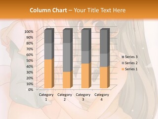 A Couple Of Anime Girls Sitting Next To Each Other PowerPoint Template