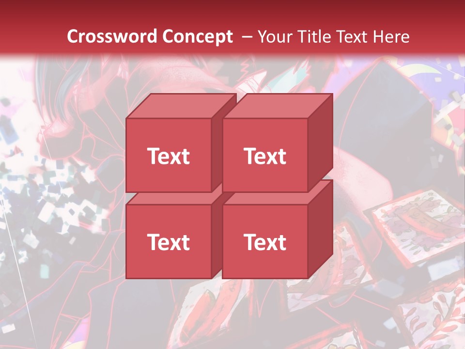 A Man And A Woman Are Hugging In Front Of A Red Background PowerPoint Template