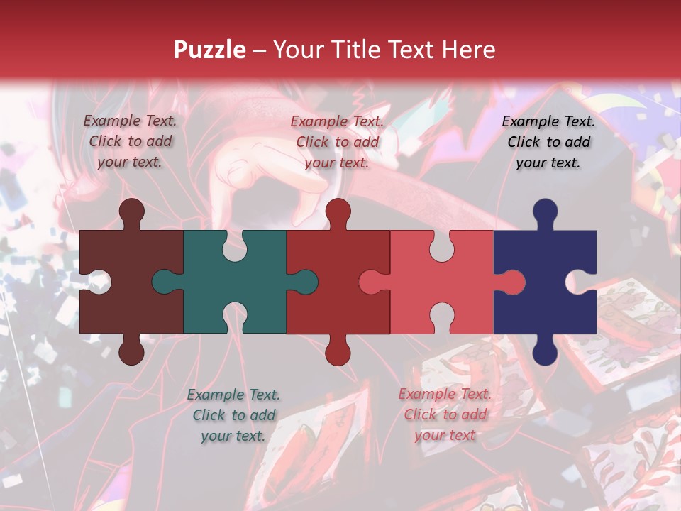 A Man And A Woman Are Hugging In Front Of A Red Background PowerPoint Template