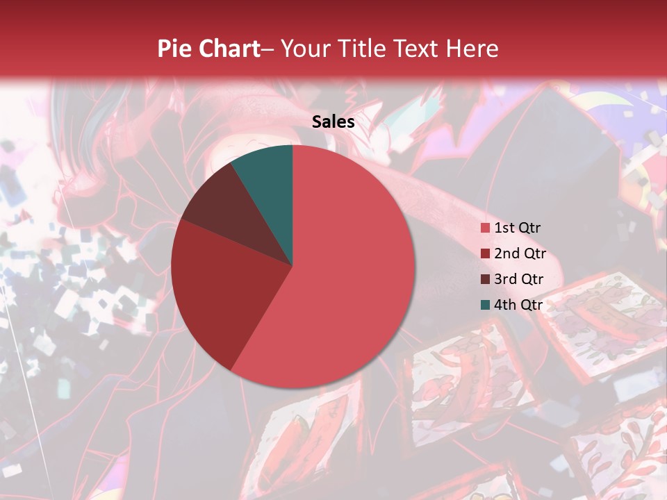 A Man And A Woman Are Hugging In Front Of A Red Background PowerPoint Template