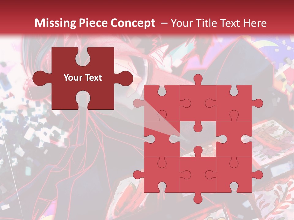 A Man And A Woman Are Hugging In Front Of A Red Background PowerPoint Template