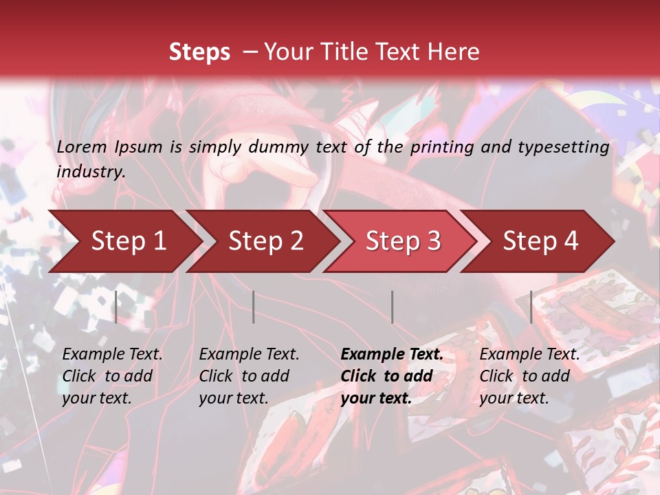 A Man And A Woman Are Hugging In Front Of A Red Background PowerPoint Template