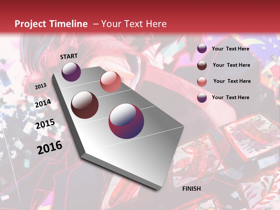 A Man And A Woman Are Hugging In Front Of A Red Background PowerPoint Template