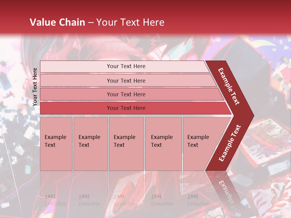 A Man And A Woman Are Hugging In Front Of A Red Background PowerPoint Template