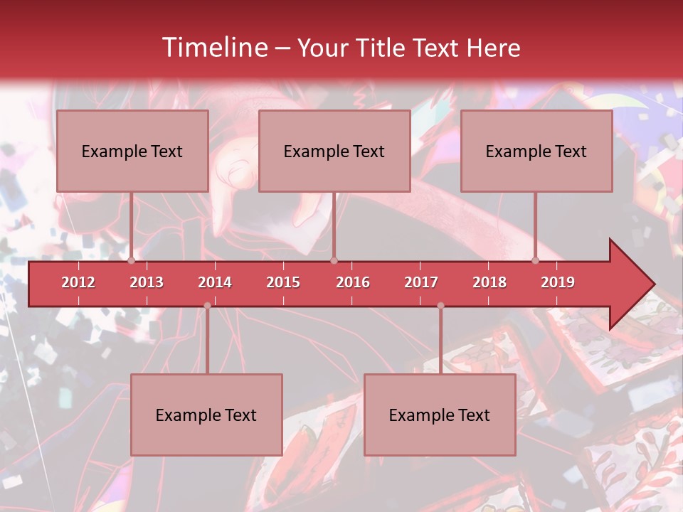 A Man And A Woman Are Hugging In Front Of A Red Background PowerPoint Template
